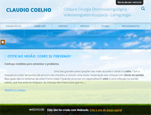 Tablet Screenshot of clinicaclaudiocoelho.com